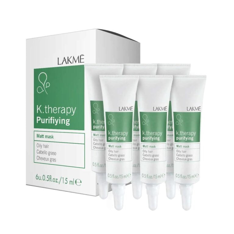 Fiole pentru scalp gras, Lakme K.Therapy, Purifying matt mask, 6x15ml