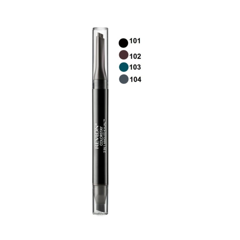 Creion de ochi automatic Revlon ColorStay 2-in-1 Angled Kajal 102 Fig, 0.28 g